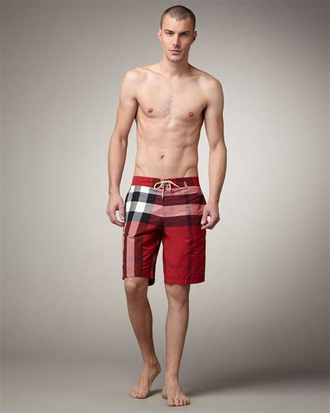 mens burberry swimsuit|burberry swim trunks for men.